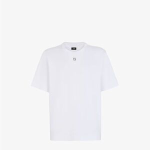 Fendi White Short Sleeve Men's Tee